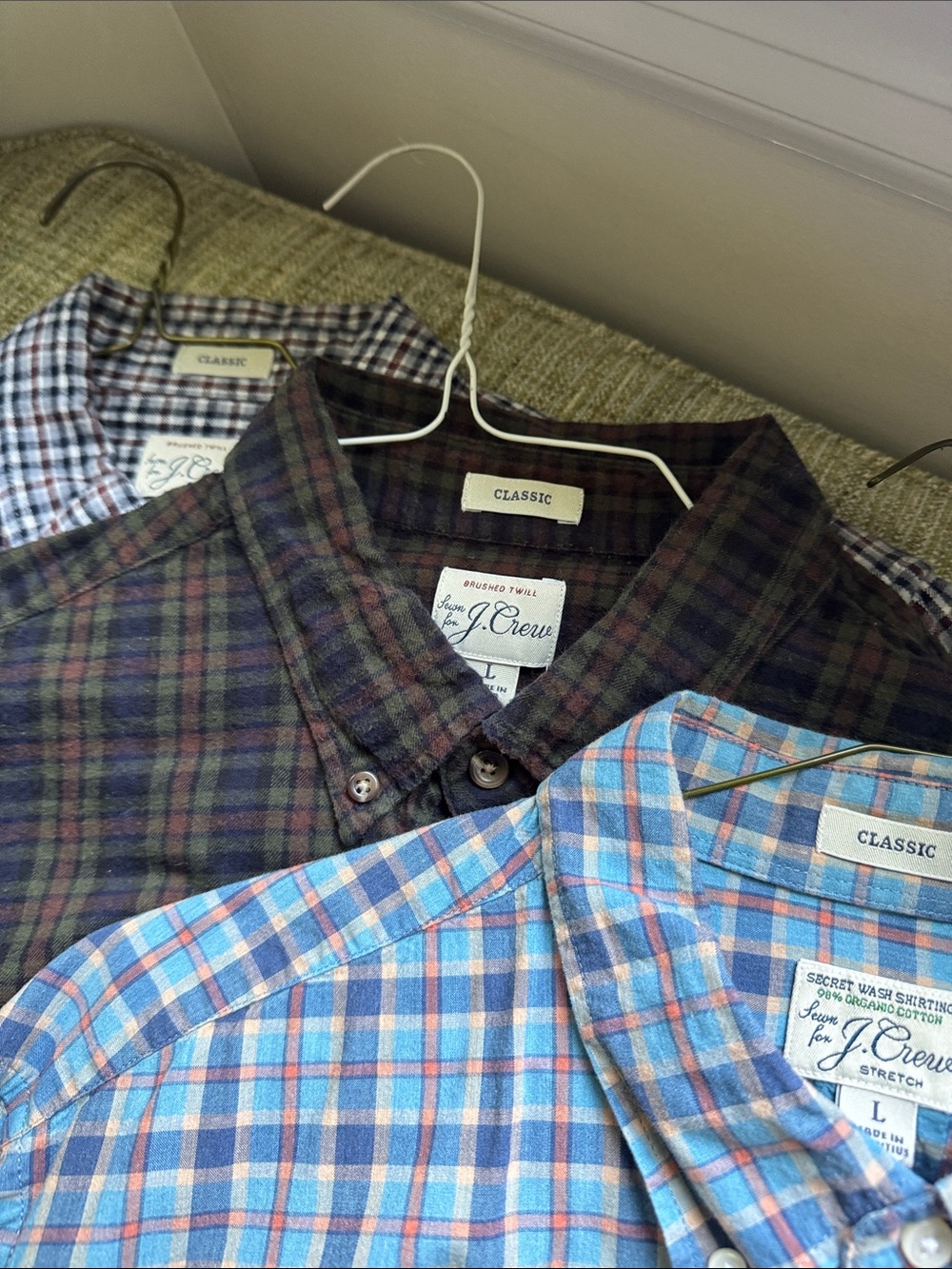 Five J Crew BottomDown Long Sleeve Shirts - Picture 2 of 3